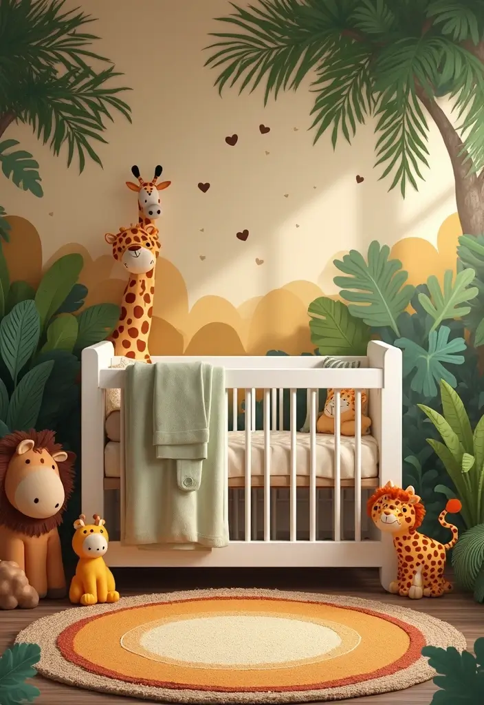 30 Nursery Theme Inspirations That Never Go Out of Style 5 30 Nursery Theme Inspirations That Never Go Out of Style - 5. Safari Adventure