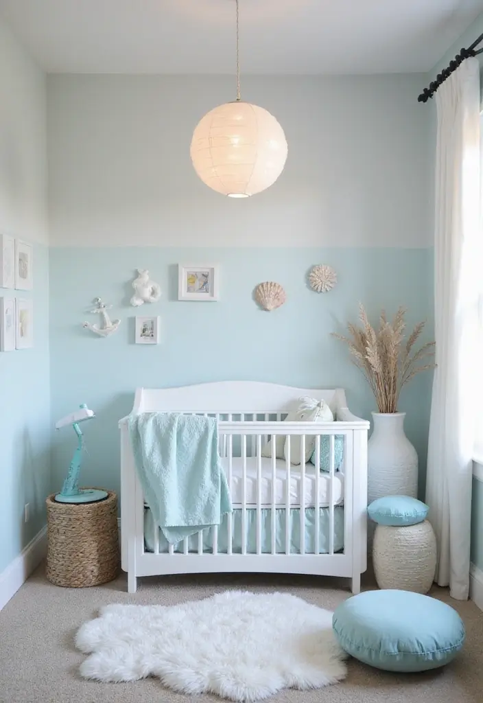 30 Nursery Theme Inspirations That Never Go Out of Style 6 30 Nursery Theme Inspirations That Never Go Out of Style - 6. Coastal Calm