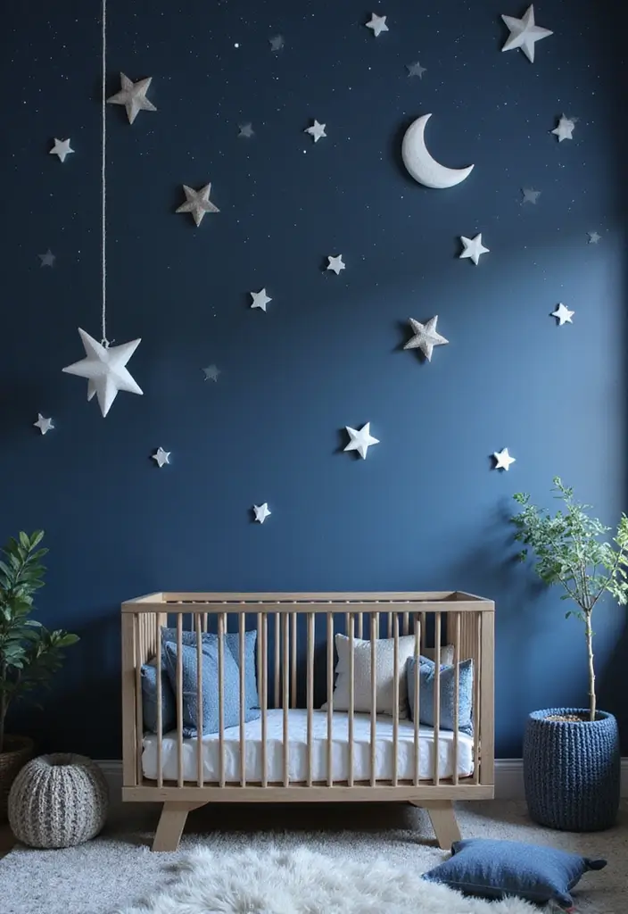 30 Ralph Lauren Nursery Ideas Full of Luxury and Charm 17 30 Ralph Lauren Nursery Ideas Full of Luxury and Charm - 17. Under the Stars