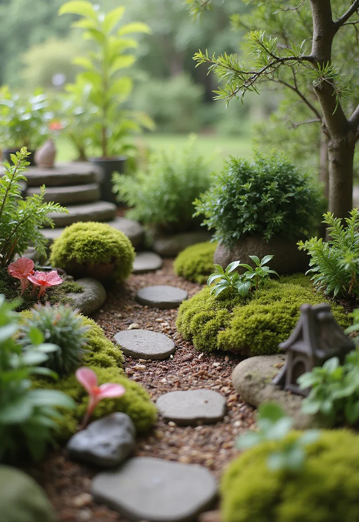 10 Tiny Backyard Ideas for Maximum Use of Limited Space - 8. Miniature Garden Features