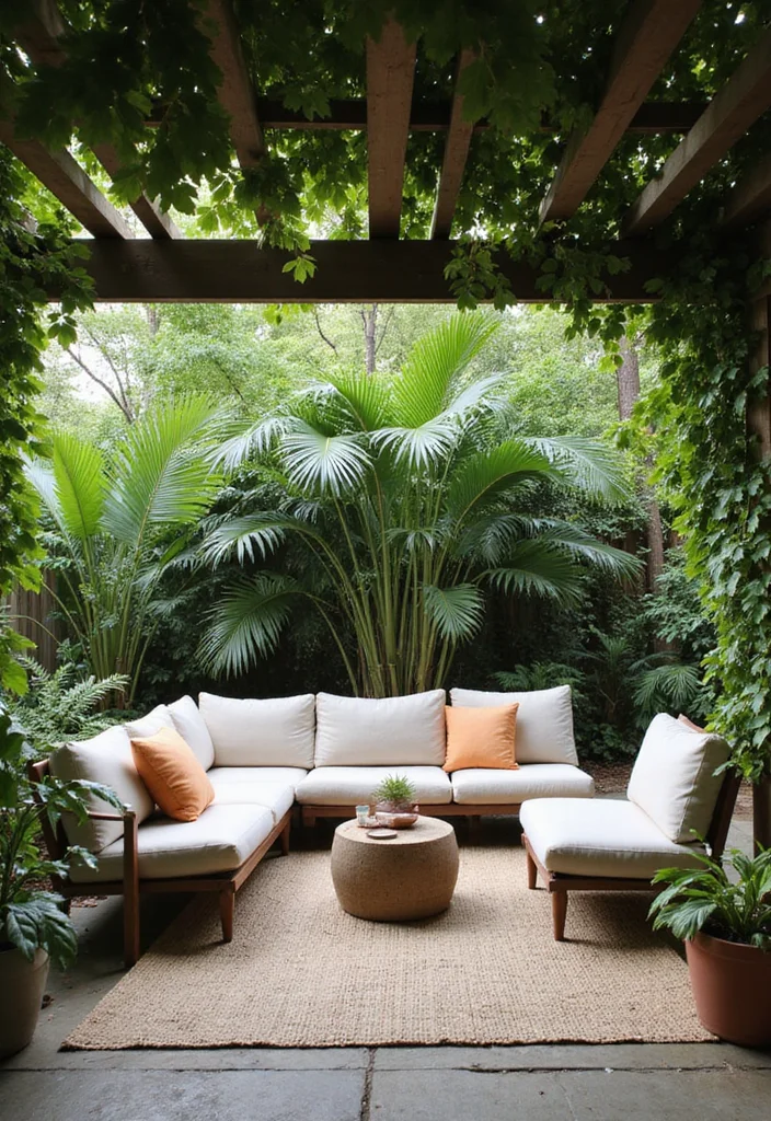 12 Backyard Ideas Florida for Lush Warm Tropical Landscapes - 4. Outdoor Living Rooms