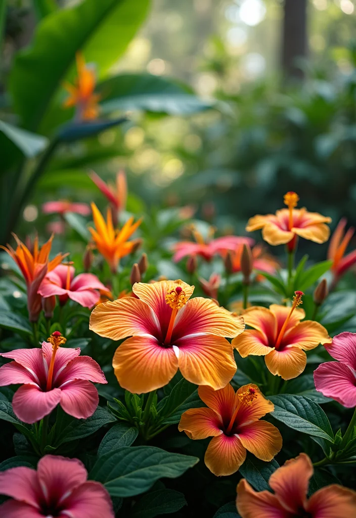 12 Backyard Ideas Florida for Lush Warm Tropical Landscapes - 6. Vibrant Flower Beds