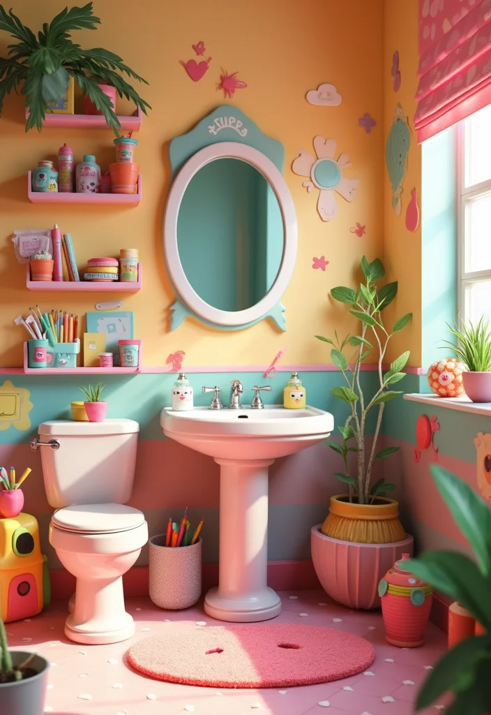 12 Bathroom Toca Boca Ideas for Cute Fun Creative Designs 11. DIY Craft Area