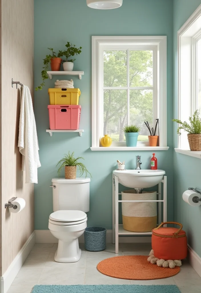 12 Bathroom Toca Boca Ideas for Cute Fun Creative Designs 4. Fun Storage Solutions