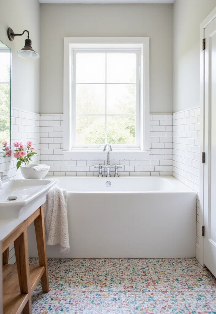 12 Bathroom Wall Tiles Ideas for Clean Bright Modern Looks - 2. Subway Tiles for Timeless Elegance