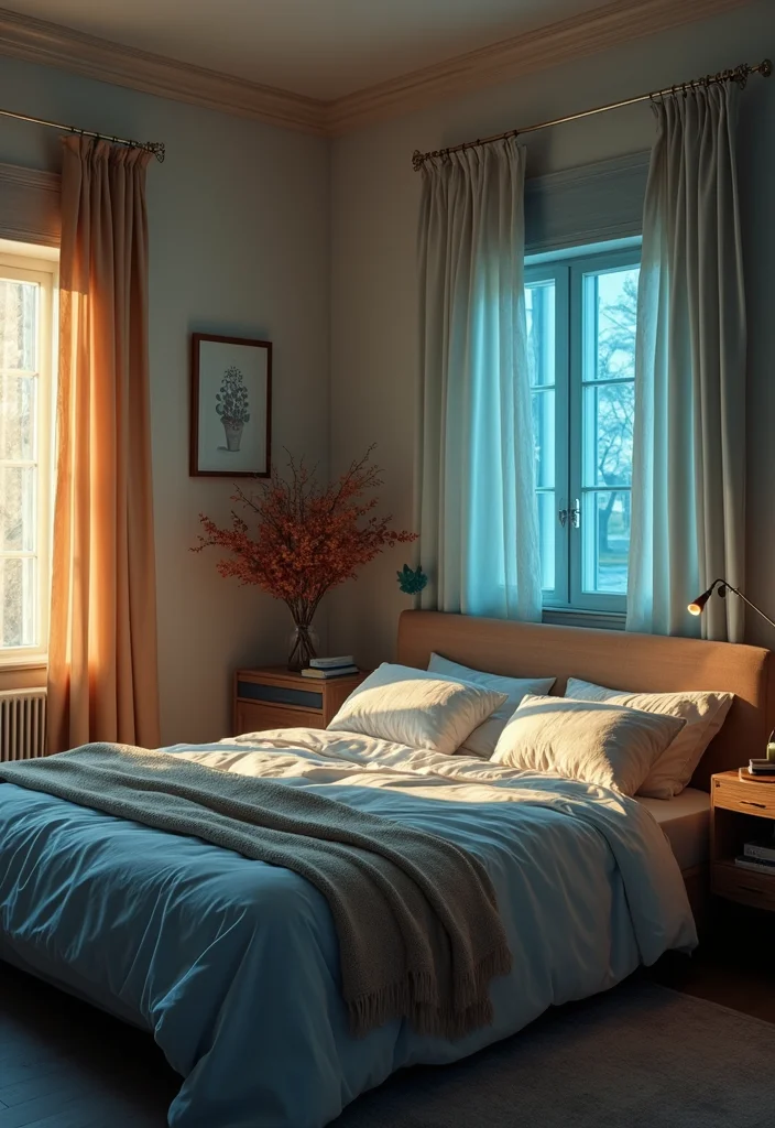 12 Bedroom Ideas Blue for Calm Cool Peaceful Living - 6. Natural Blue Lighting