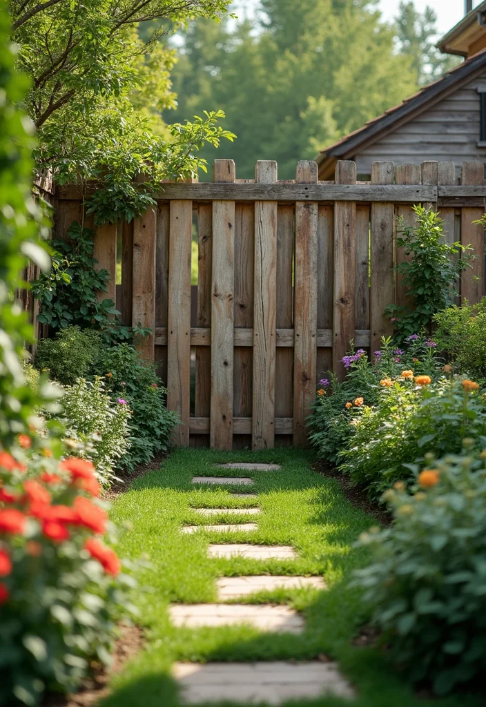 12 Cheap Backyard Privacy Ideas for Simple Budget-Friendly Barriers - 6. Pallet Fence