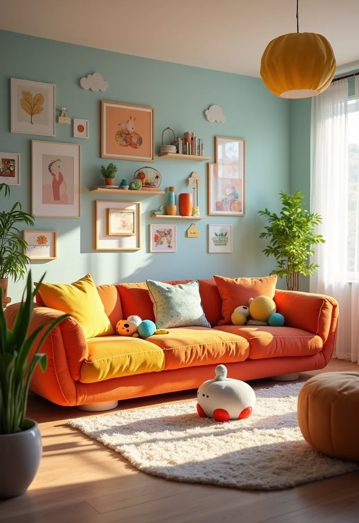 12 Couch Ideas Living Room for Comfy Stylish Seating - 10. Interactive and Playful Sofas