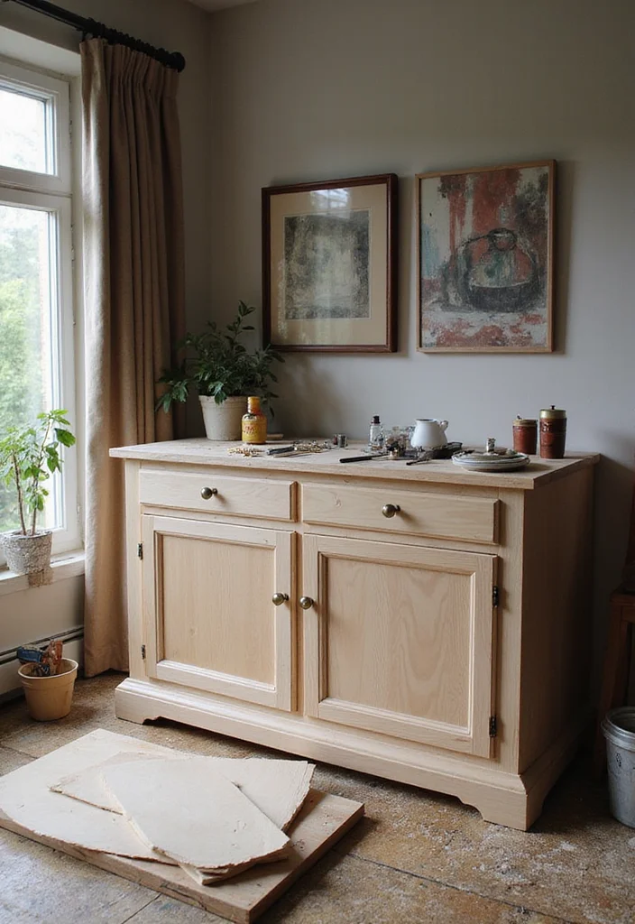 12 Living Room Bar Ideas for Casual Social Everyday Use - 9. DIY Bar Cabinet