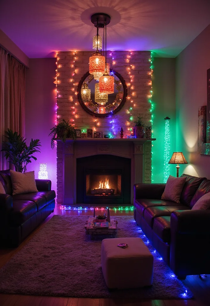 12 Minecraft Living Room Ideas for Cute Creative Build Inspiration 9. Creative Lighting Solutions