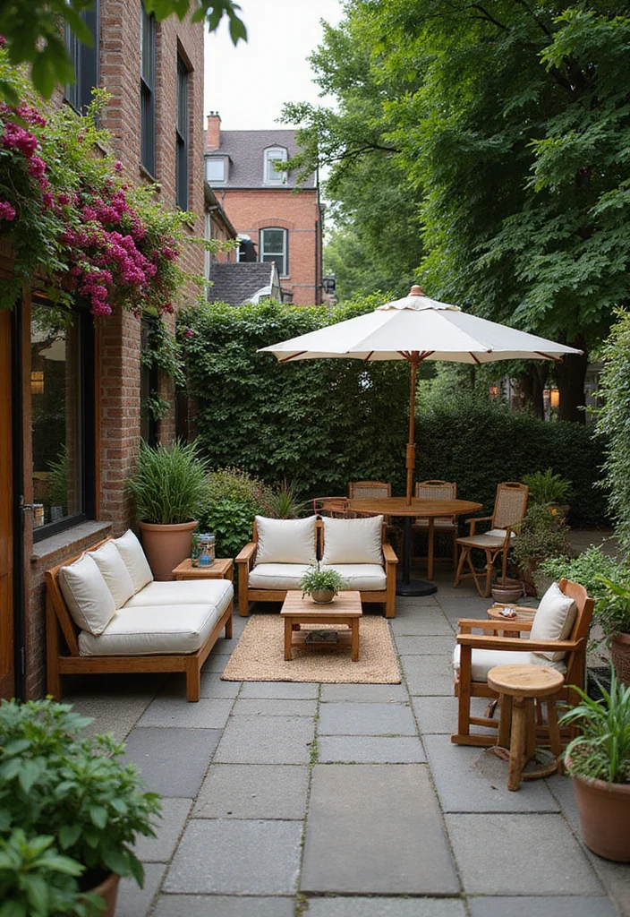 12 Patio Backyard Ideas for Comfortable Functional Outdoor Living - 6. Outdoor Furniture Arrangement