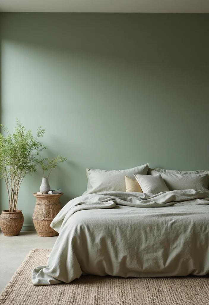 12 Sage Green Bedroom Ideas for Calm Natural Cozy Style - 6. Sustainable Materials