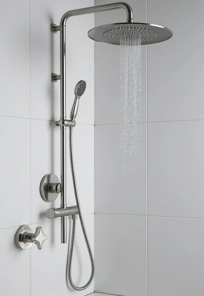 12 Small Shower Bathroom Ideas for Smart Space Efficient Layouts 10. Stylish Shower Head Options