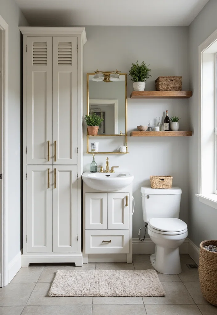 12 Small Shower Bathroom Ideas for Smart Space Efficient Layouts 4. Vertical Storage Solutions