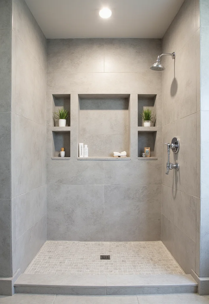 12 Small Shower Bathroom Ideas for Smart Space Efficient Layouts 6. Custom Shower Niches