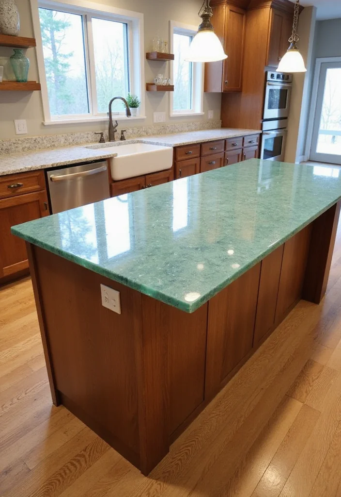 12 Unique Kitchen Island Ideas for Creative Beautiful Designs 23 12 Unique Kitchen Island Ideas for Creative Beautiful Designs 3. Eco Friendly Countertops