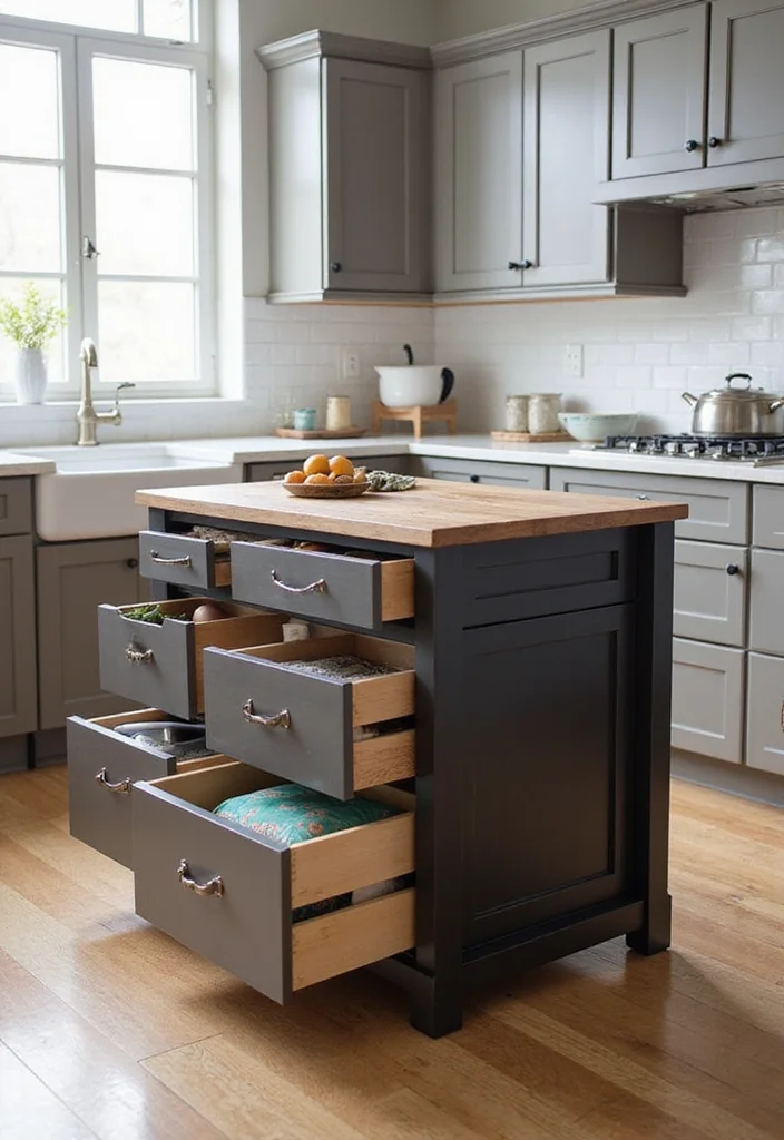 12 Unique Kitchen Island Ideas for Creative Beautiful Designs 34 12 Unique Kitchen Island Ideas for Creative Beautiful Designs 4. Multi Functional Islands