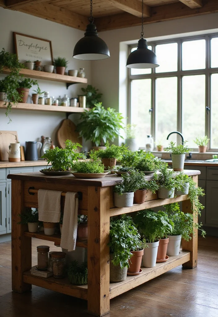 12 Unique Kitchen Island Ideas for Creative Beautiful Designs 45 12 Unique Kitchen Island Ideas for Creative Beautiful Designs 5. Island Gardens