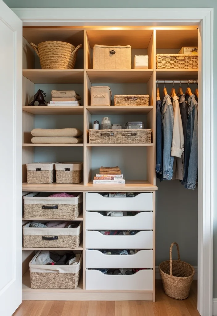 14 Bedroom Storage Ideas for Better Space and Easy Organization - 4. DIY Closet Organizers