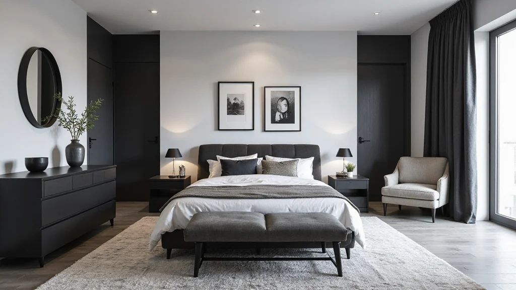 14 Black and White Bedroom Ideas for Crisp Modern Contrast