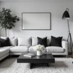 14 Black and White Living Room Ideas for Sharp Bold Contrast