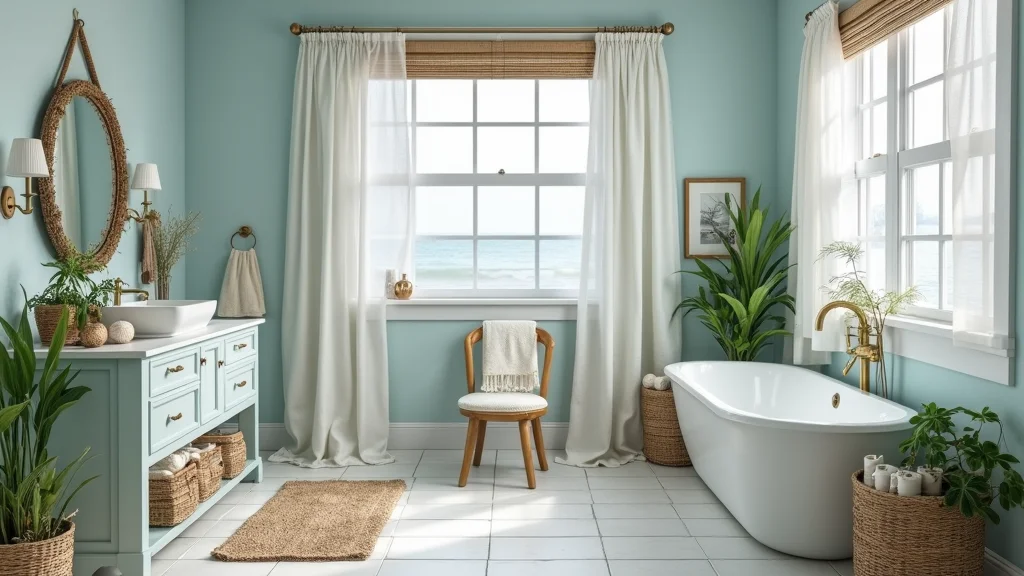 14 Coastal Bathroom Ideas for Breezy Light Calm Style