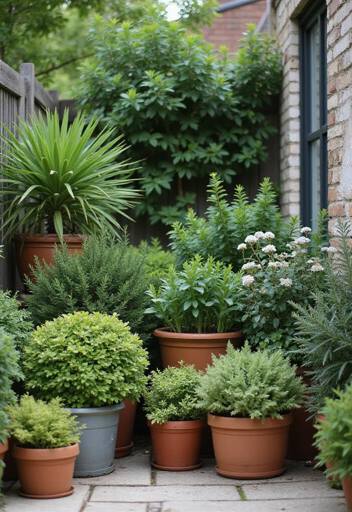 14 Cozy Backyard Ideas for Warm Inviting Everyday Retreats 23 14 Cozy Backyard Ideas for Warm Inviting Everyday Retreats 3. Lush Potted Plants