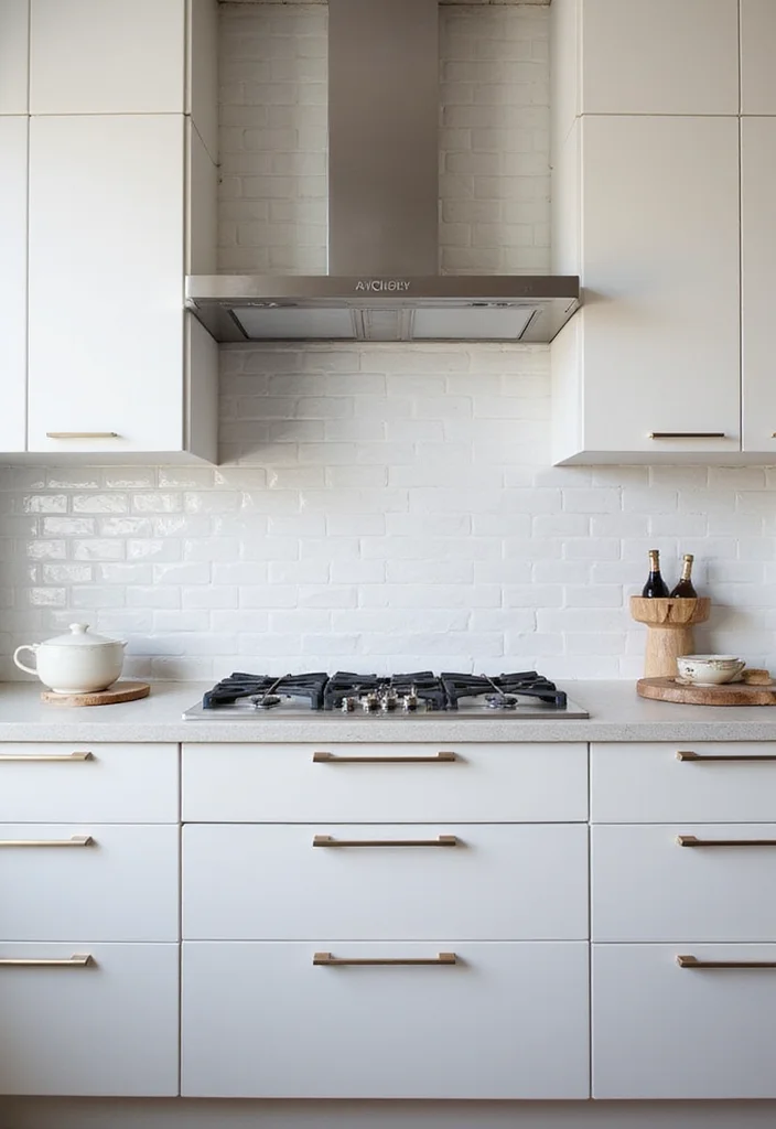 14 Kitchen Wall Design Ideas for Modern Functional Layouts - 4. Minimalistic Tile Backsplash