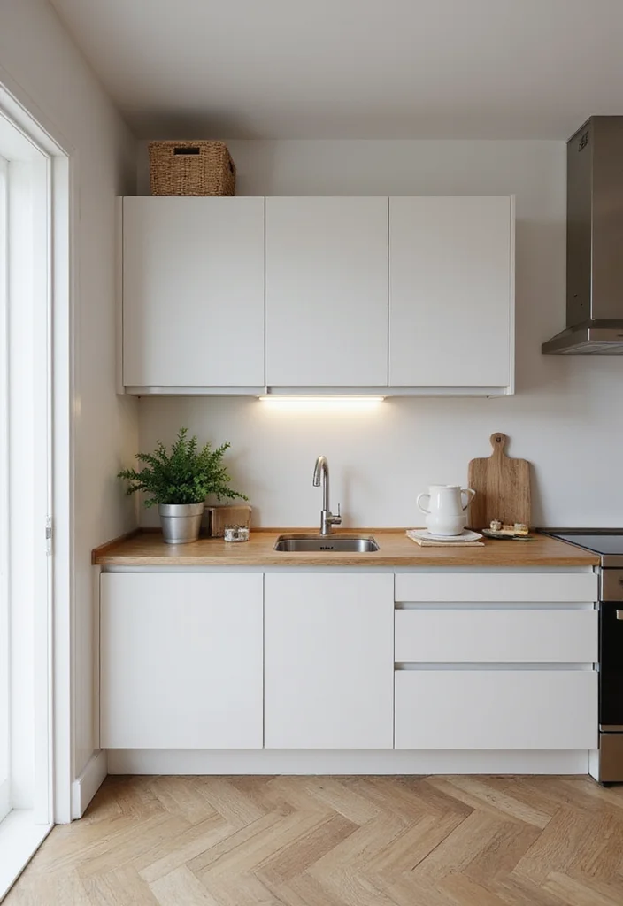 14 Kitchen Wall Design Ideas for Modern Functional Layouts - 7. Floating Cabinets for Versatility