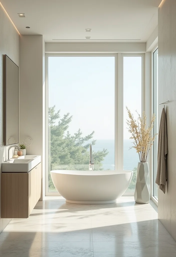14 Large Bathroom Ideas for Open Airy Comfortable Style 1. Embrace Natural Light