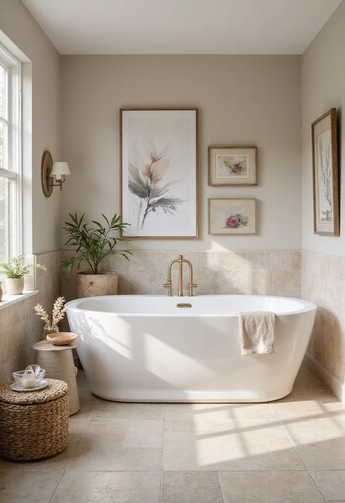 14 Large Bathroom Ideas for Open Airy Comfortable Style 13. Elegant Accessories