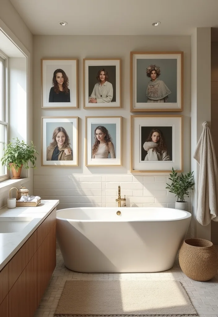 14 Large Bathroom Ideas for Open Airy Comfortable Style 14. Personal Touches