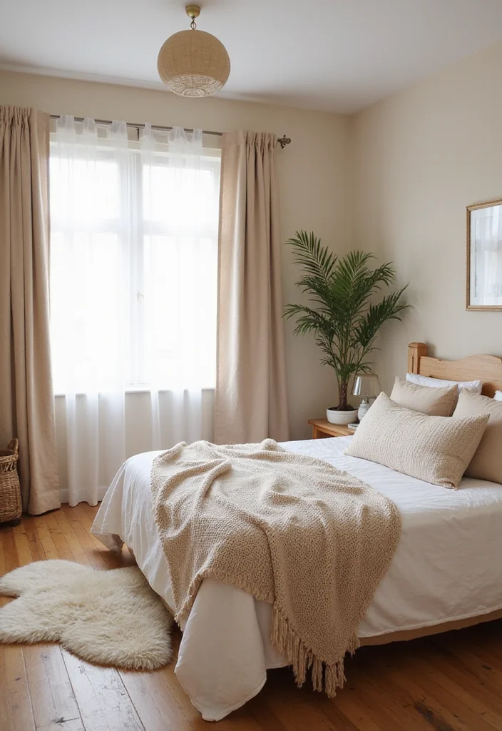 14 Neutral Bedroom Ideas for Warm Clean Timeless Comfort - 1. Soft Beige Accents