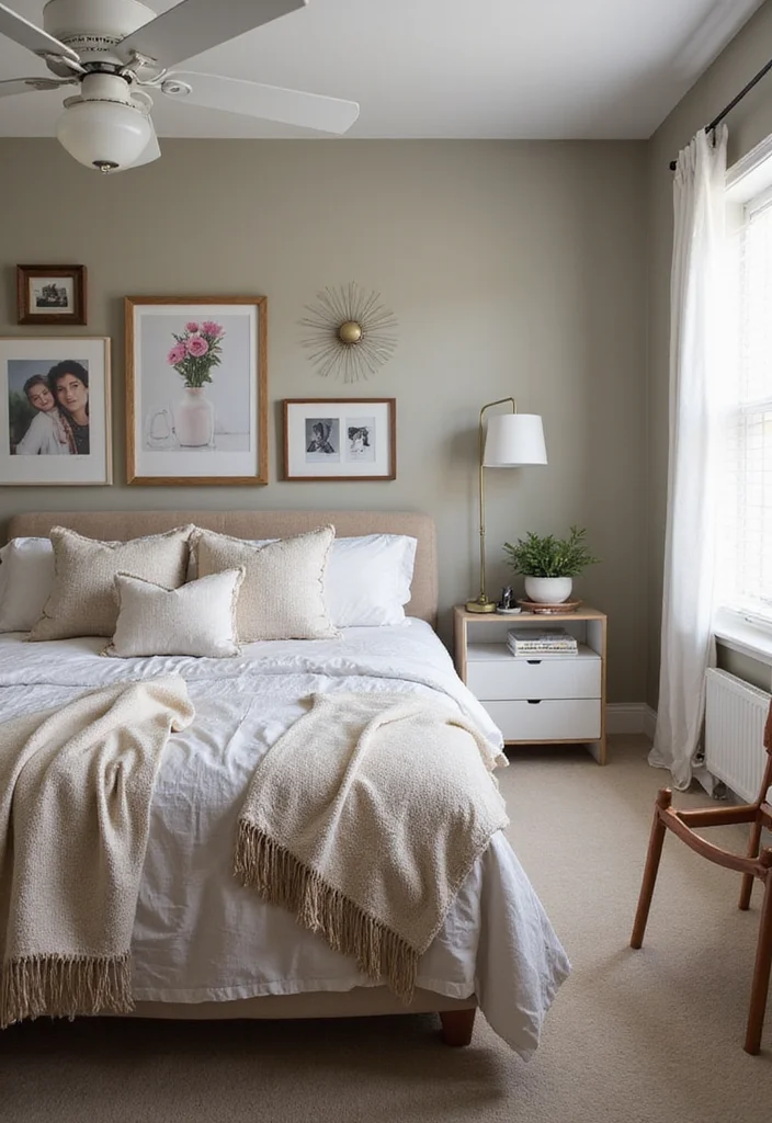 14 Neutral Bedroom Ideas for Warm Clean Timeless Comfort - 12. Personal Touches