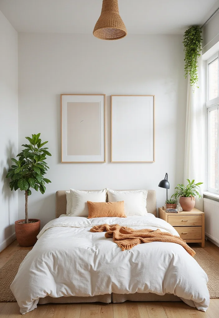 14 Neutral Bedroom Ideas for Warm Clean Timeless Comfort - 2. Crisp White Walls