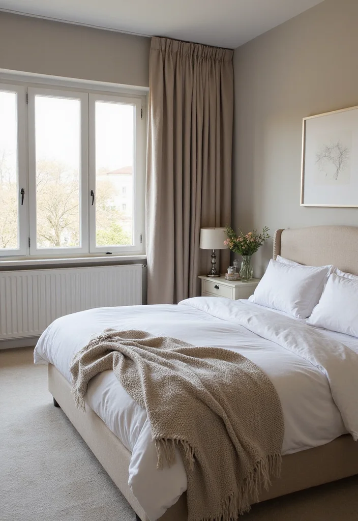 14 Neutral Bedroom Ideas for Warm Clean Timeless Comfort - 8. Monochromatic Decor