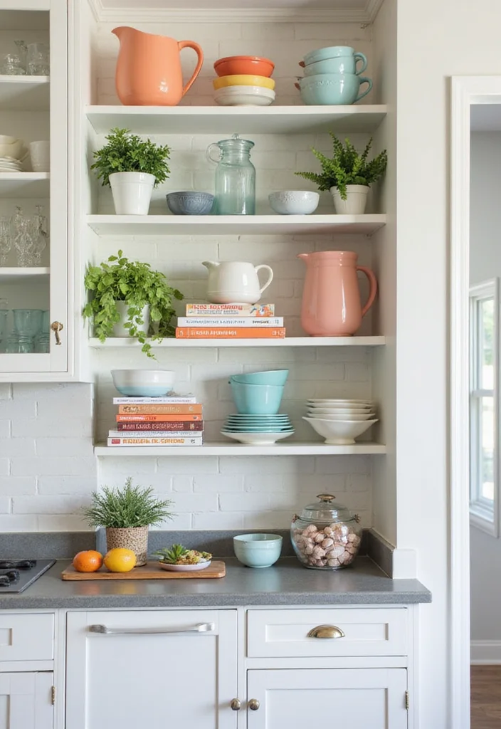 14 Simple Kitchen Ideas for Quick Affordable Style Updates - 4. Add Open Shelving