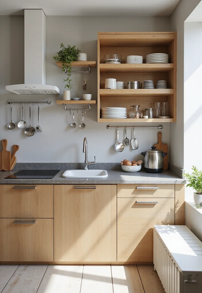 14 Small Kitchen Ideas Modern for Clean Efficient Living - 2. Compact Kitchen Storage