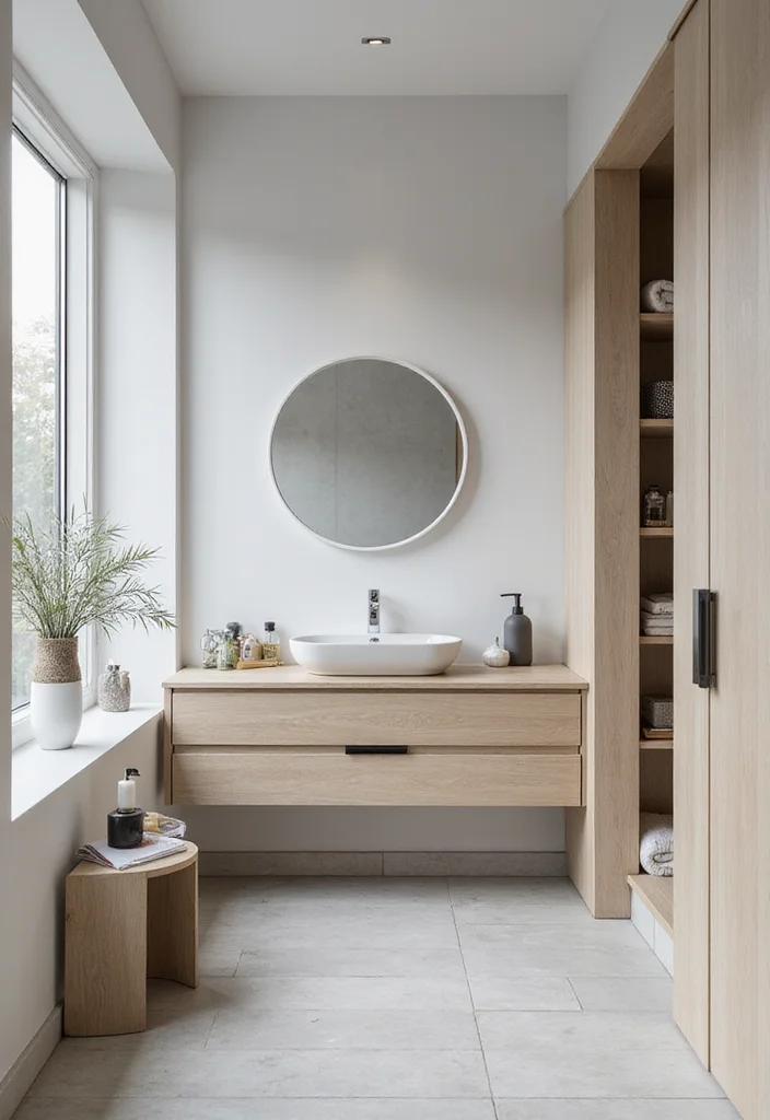 14 Spa Bathroom Ideas for Relaxing Warm Peaceful Retreats - 10. Spacious, Organized Layout