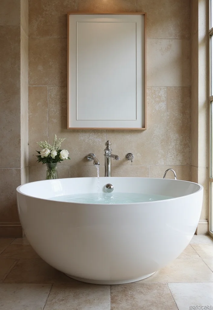 14 Spa Bathroom Ideas for Relaxing Warm Peaceful Retreats - 12. Luxurious Bathtubs