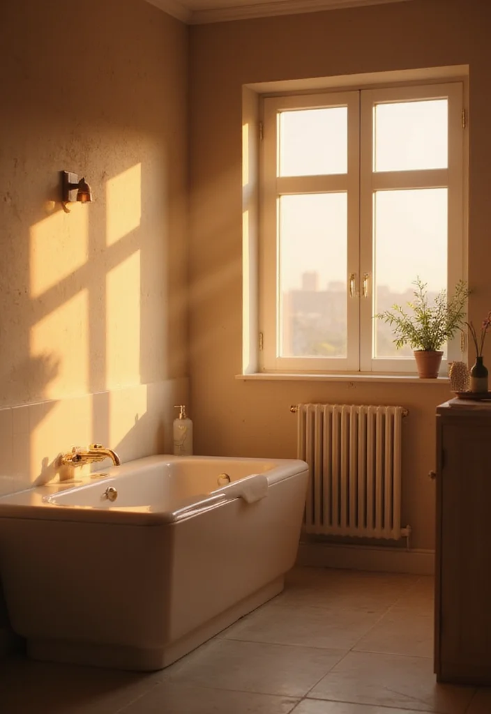 14 Spa Bathroom Ideas for Relaxing Warm Peaceful Retreats - 4. Eco-Friendly Lighting Options