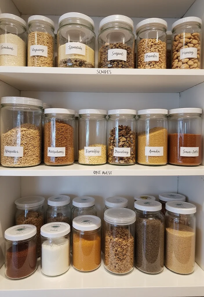 15 Kitchen Storage Ideas for Smarter Space and Better Organization - 12. Clear Storage Containers