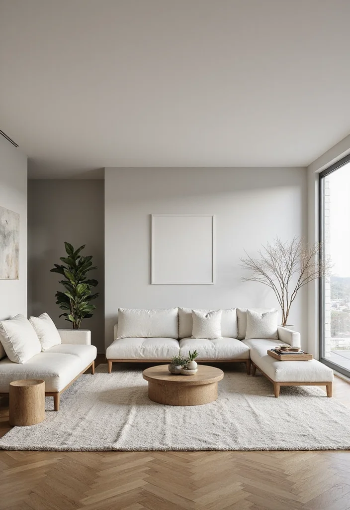 16 Open Concept Living Room Ideas for Spacious Functional Flow - 2. Minimalist Decor Ideas