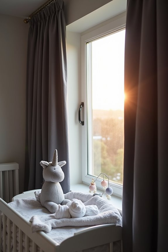 blackout curtains improve infant sleep quality