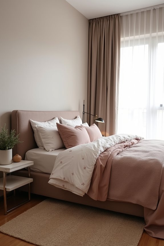 cohesive warm tone pattern layering