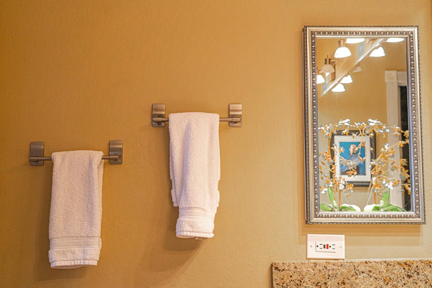 decorate bathroom towels easily