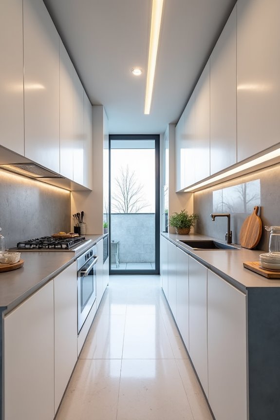 galley kitchen compact efficiency