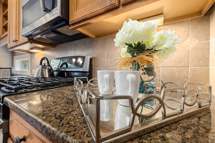 kitchen counter decor ideas like designer