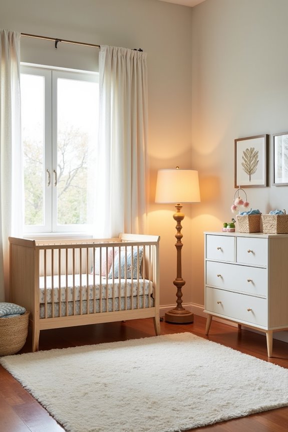 nursery decor across furniture textiles lighting accents