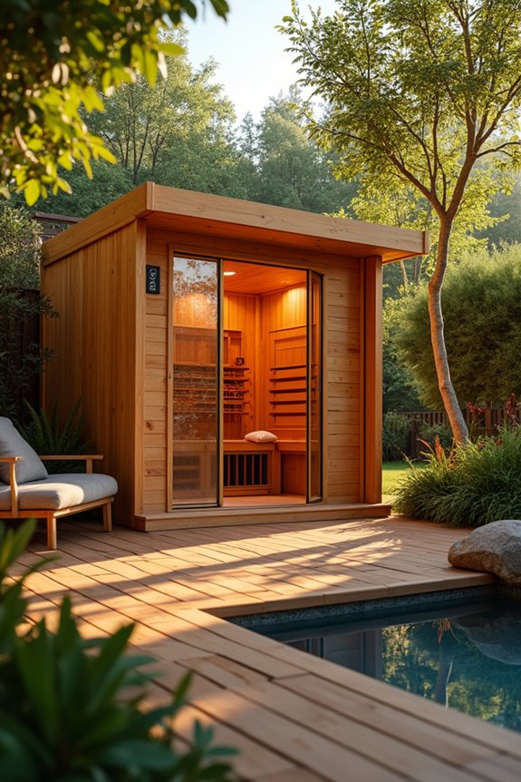 outdoor infrared sauna sale events